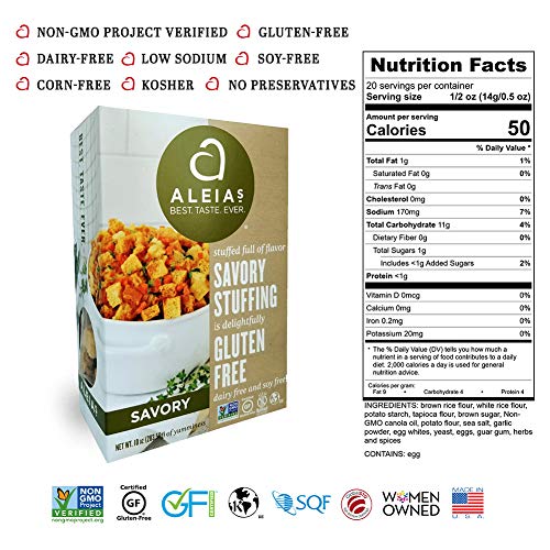 Aleias Gluten Free Savory Stuffing - 2 Pack