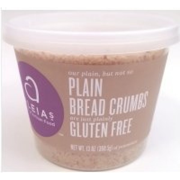 Aleias Gluten Free Foods Bread Crumbs, Plain, Gf, 13-Ounce Pac