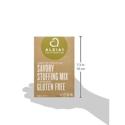 Aleias Gluten Free Foods Stuffing Mix, Savory, Gf, 10-Ounce Pa