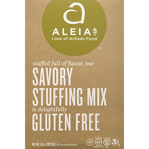 Aleias Gluten Free Foods Stuffing Mix, Savory, Gf, 10-Ounce Pa