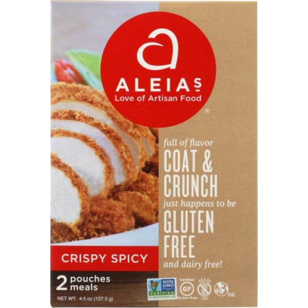 Aleias Breadcrumbs Crispy Spicy 4.5 Oz Pack Of 2
