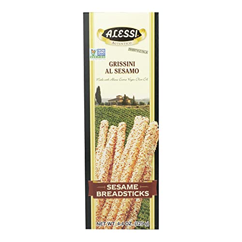 Alessi Breadstick Sesame - 4.4 Oz Pack - 12 Per Case