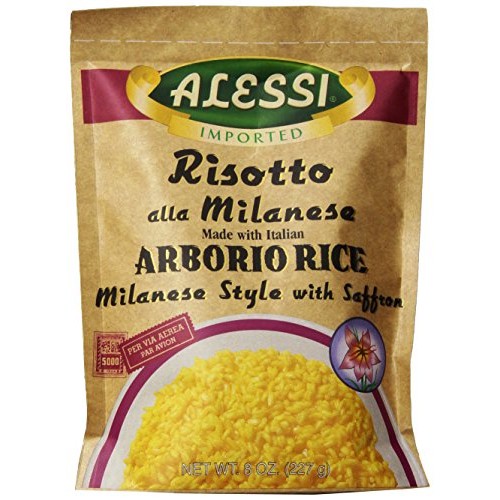 Alessi Arborio Rice With Saffron Milanese Style 8 Oz