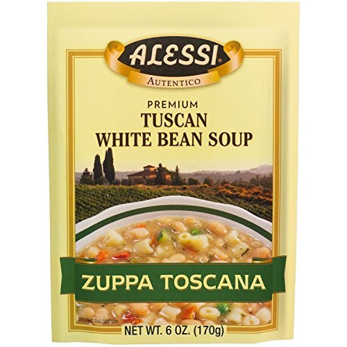 Alessi Zuppa Toscana Tuscan White Bean Soup, 6 Ounce, Pack Of 6