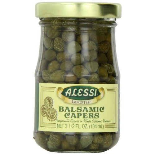 Alessi Capers In Wht Balsm Vngr, 3.50-Ounce Pack Of 6