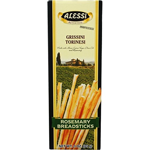 Alessi Rosemary Breadsticks, 3 Ounce Pack Of 12