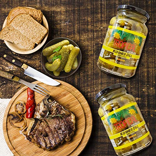 Alimentec Tropical Kosher Dill Baby Whole Pickles, Keto Friendly