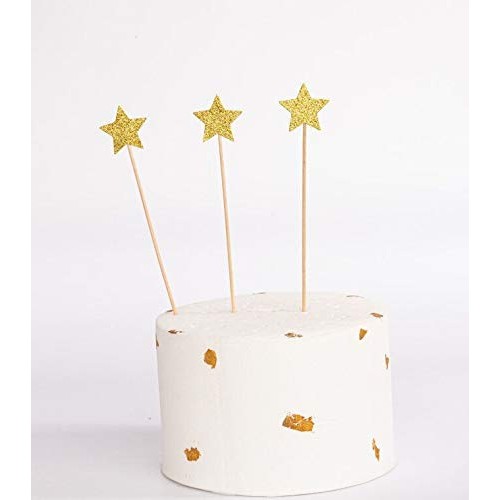 Alissar Glitter Oh Baby Cake Topper With Stars, Baby Shower Cake