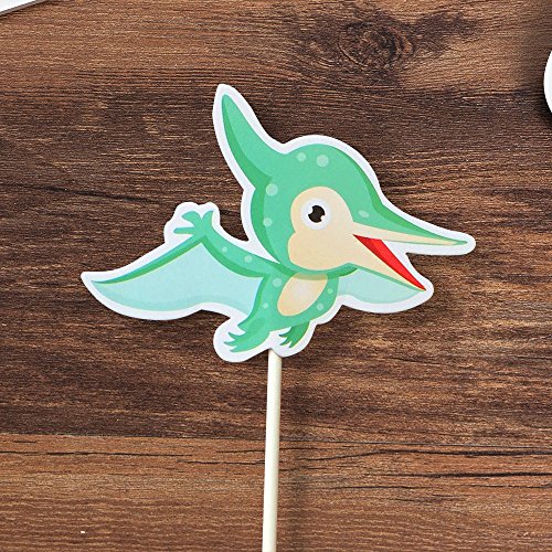 35-Pack Baby Dinosaur Cupcake Toppers Picks, Dinosaur Cake Toppe