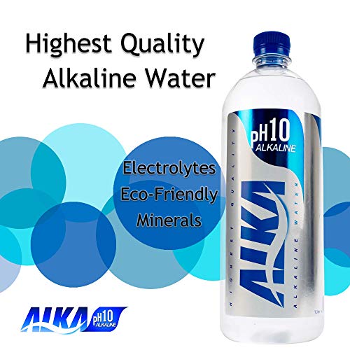 Alka Water, Ionized Alkaline Ph 10 Bottled Water, Electrolyte En