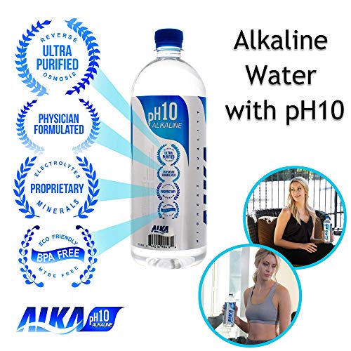Alka Water, Ionized Alkaline Ph 10 Bottled Water, Electrolyte En