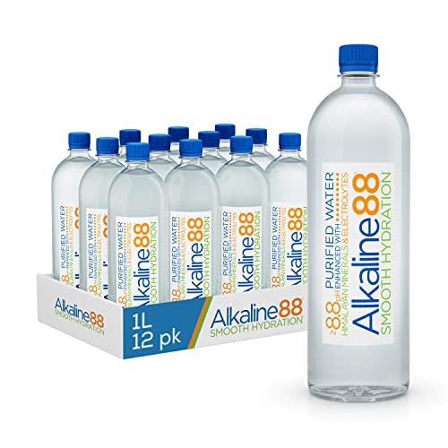 Alkaline88 Purified Ionized Water with Himalayan Minerals & Elec...