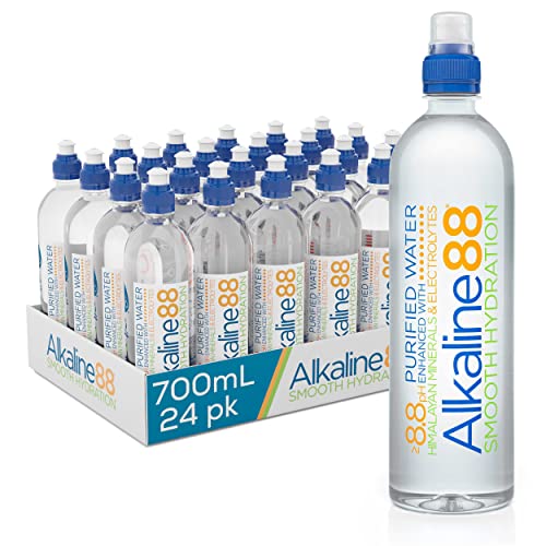 Alkaline88 Purified Ionized Water With Himalayan Minerals, 700Ml