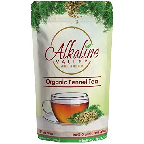 Fennel Tea - 100% Organic And Alkaline - 15 Unbleached/Chemical- Fennel Tea - 100% Organic And Alkaline - 15 Unbleached/Chemical-