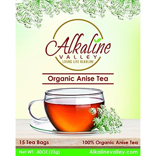 Anise Tea - 100% Organic And Alkaline - 15 Unbleached/Chemical-F