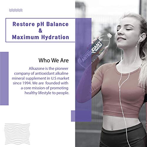 Alkazone Antioxidant Alkaline Bottled Water L Enhanced With Anti