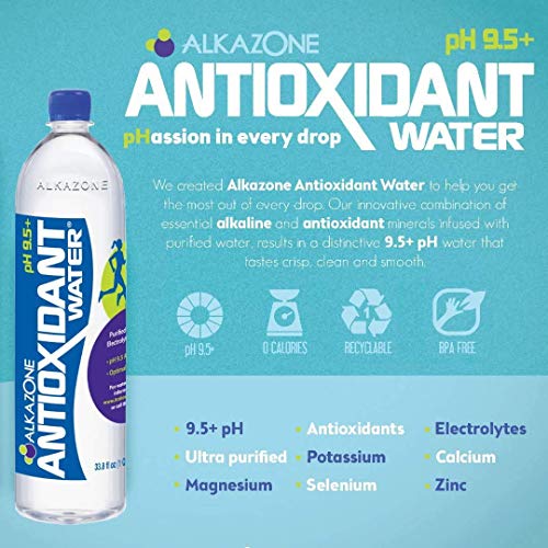 Alkazone Antioxidant Alkaline Bottled Water L Enhanced With Anti