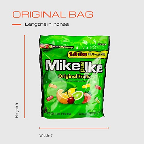 Mike and Ike Original Candy - 1.8 lbs 1 pack - Chewy Bulk Movi...