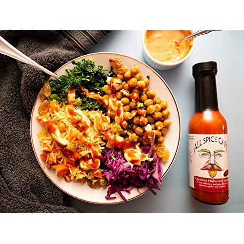 Sampler Set Of All Spice Café Gourmet Hot Sauces - Chipotle Garl