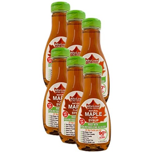 Allulose - Natural Maple Flavored Non-Gmo Allulose Syrup, 11.75O