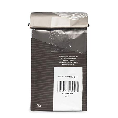 Allegro Coffee Organic Espresso Sierra Ground Coffee, 12 Oz