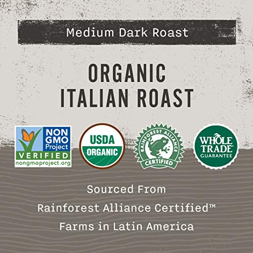Allegro Coffee Organic Italian Roast Ground Coffee, 12 Oz