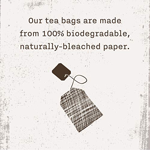 Allegro Tea, Organic Decaf Ginger Peach Black Tea Bags, 20 Ct
