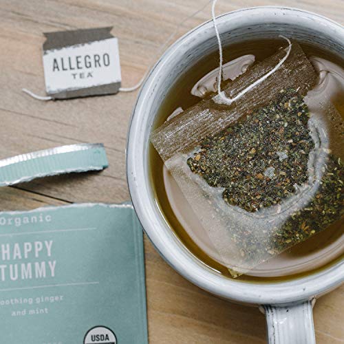 Allegro Tea, Organic Happy Tummy Tea Bags, 20 ct Allegro Tea, Organic Happy Tummy Tea Bags, 20 ct