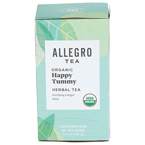 Allegro Tea, Organic Happy Tummy Tea Bags, 20 ct Allegro Tea, Organic Happy Tummy Tea Bags, 20 ct