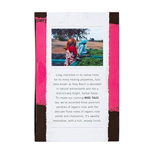 Allegro Tea, Organic Rose Tulsi Tea Bags, 20 Ct