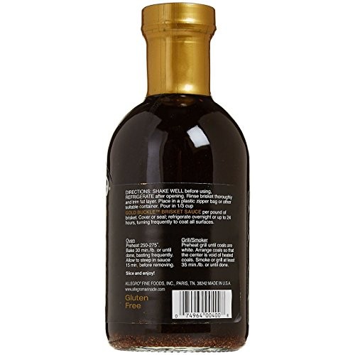 Allegro Fine Foods Gold Buckle Brisket Sauce, 16 Oz