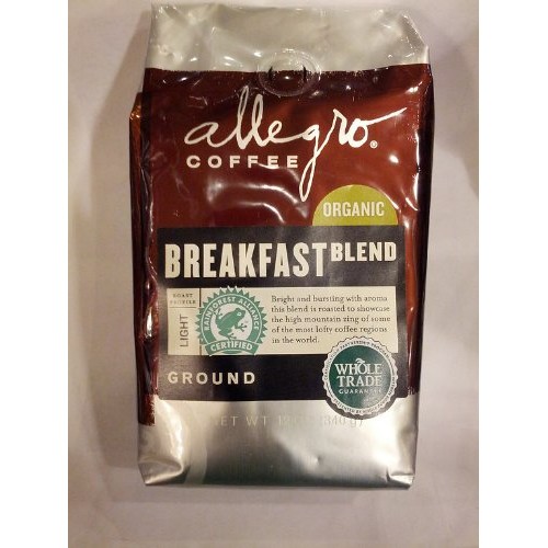 Allegro Coffee - Organic Breakfast Blend Coffee, Ground Coffee,