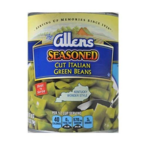 Allens Cut Italian Seasoned Kentucky Wonder Style Green Beans 28