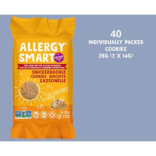 Allergy Smart Crunchy SNICKERDOODLE Chocolate Vegan Cookies | Gl...