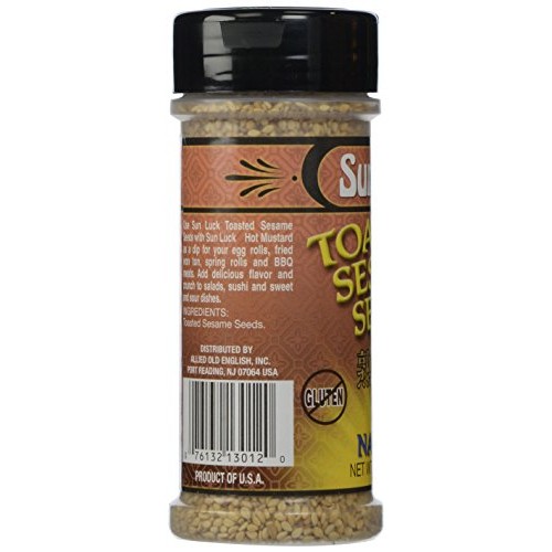 Sun Luck Toasted Sesame Seeds, 3.25 Ounce