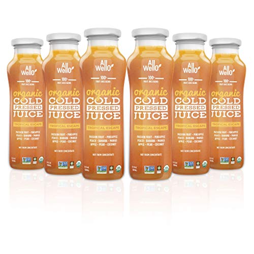 Allwello Organic Cold Pressed Juice Drinks With Real Fruits And