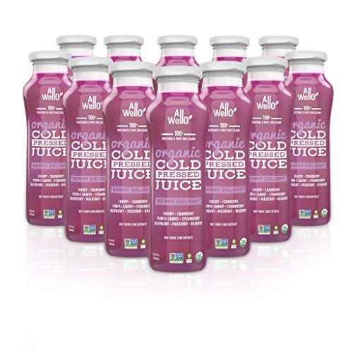 Allwello Organic Cold Pressed Juice Drinks With Real Fruits And