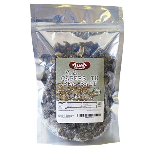 Alma Gourmet Sicilian Capers In Sea Salt 1.1 Lb
