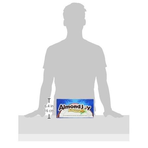 Almond Joy Chocolate Coconut Candy Bar Pack Of 36, Multicolore