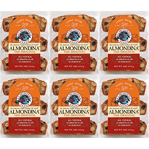 Almondina Almond Biscuits, 4 Oz Bags, 6 Pk