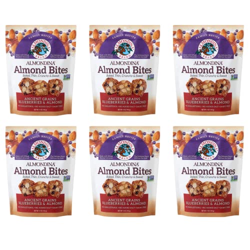 Almondina Almond Bites Cookies, Ancient Grains Blueberries and A...
