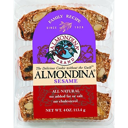 Almondina Almond Cookies, Variety, 4-Ounce Package Pack Of 6