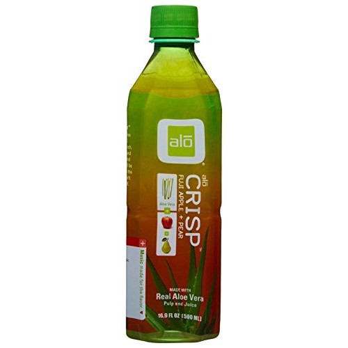Alo Aloe Vera Drink - Crisp - Fuji Apple And Pear - 16.9 Oz - 12