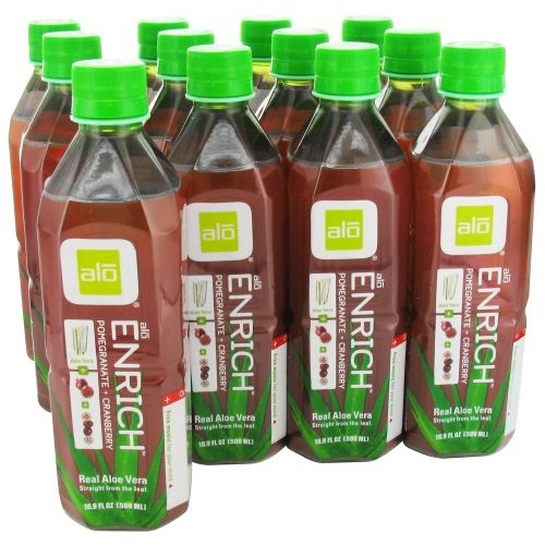 Alō - Enrich - Pomegranate + Cranberry Aloe Vera Drink - 500Ml