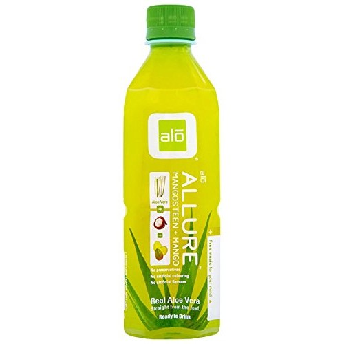 Alo Allure Aloe Vera Juice Drink, Mangosteen Plus Mango, 16.9 Fl Oz