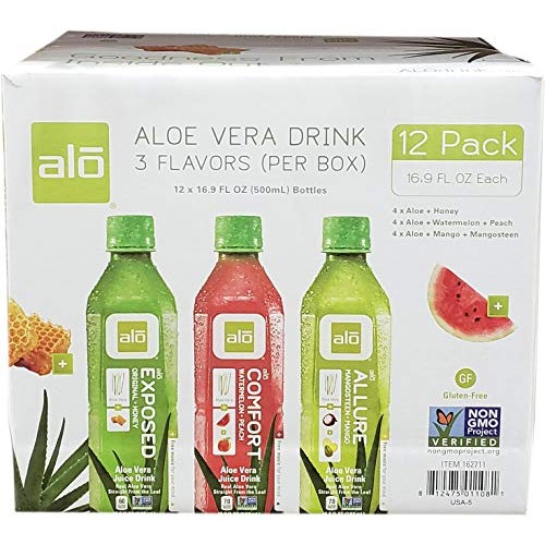 Alo Aloe Vera Drink 12 Piece Variety Pack