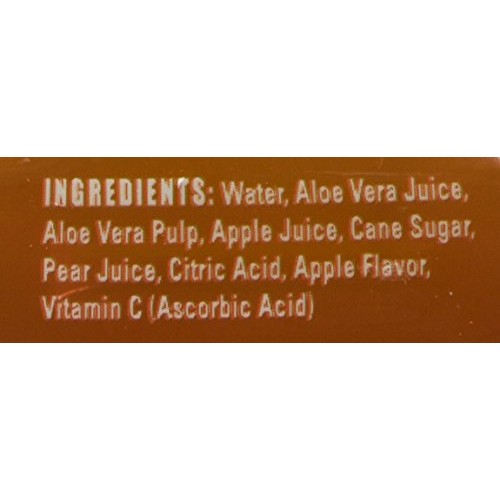 Alo Aloe Vera Drink - Crisp - Fuji Apple And Pear - 16.9 Oz