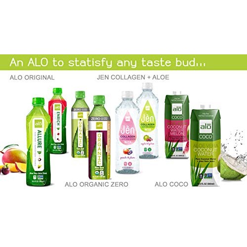 Alo Drink | Alo Spring Aloe Vera Juice Drink | Mixed Berry | 12