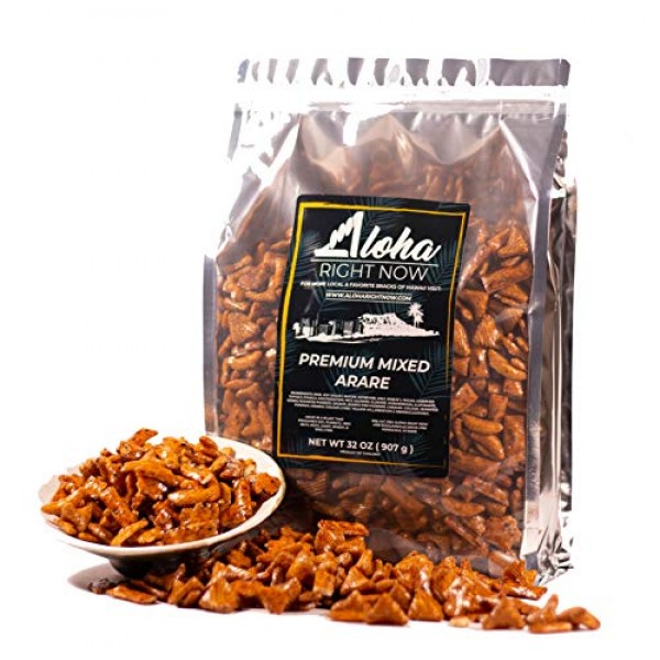 Aloha Right Now Premium Mixed Arare Oriental Rice Crackers Mochi...