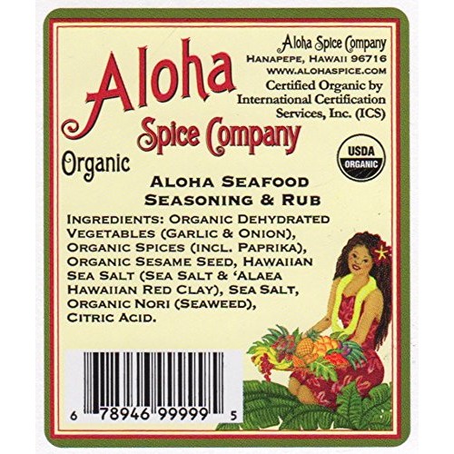Organic Aloha Seafood Seasoning &Amp; Rub 4 Pack